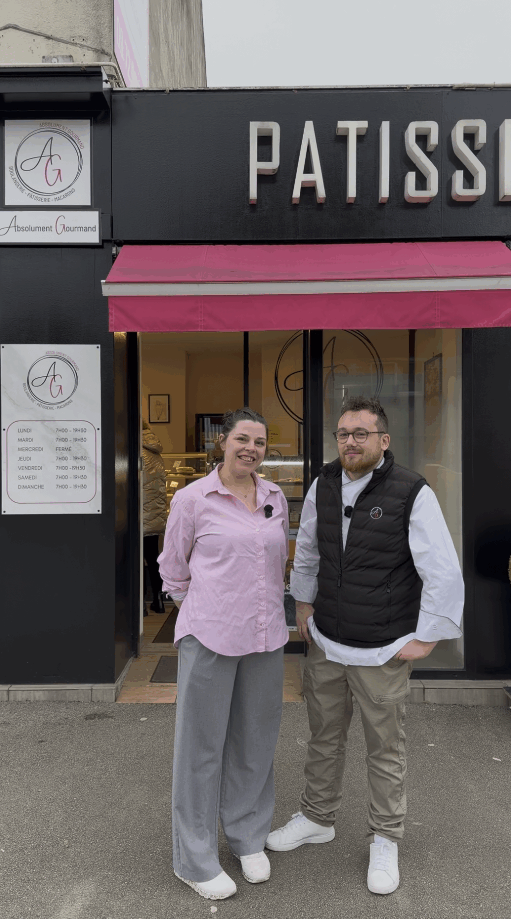 Publication Instagram réalisée pour Absolument Gourmand, boulangerie-pâtisserie à Vannes