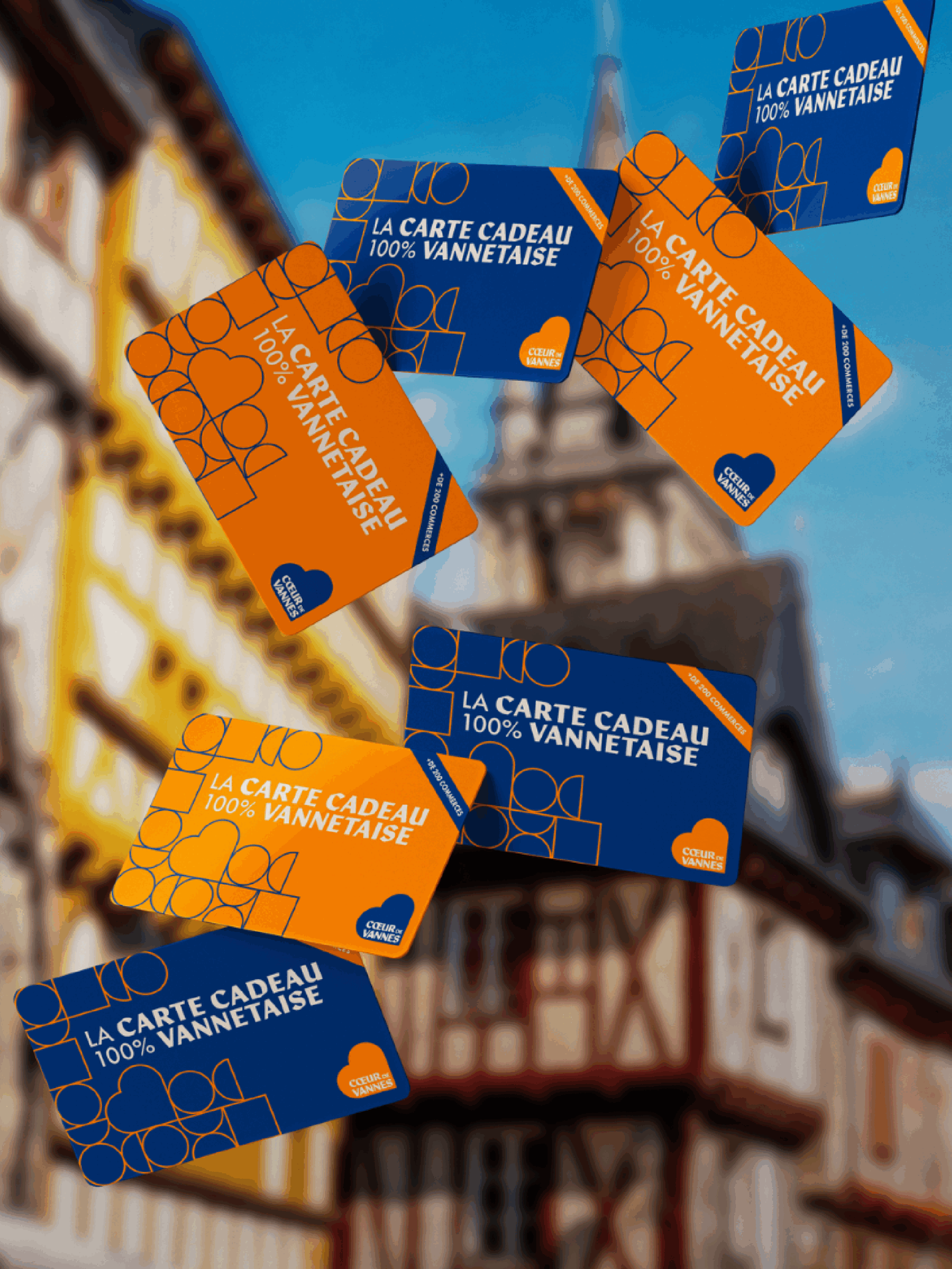 Déclinaisons de l’identité Cœur de Vannes sur les supports