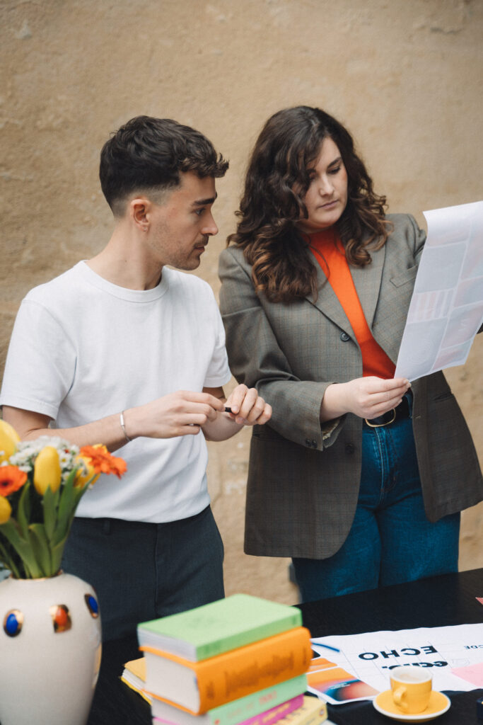 Emma et Anthony, fondateurs de l’agence de communication Echo à Vannes